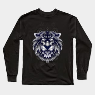 lion head mask Long Sleeve T-Shirt